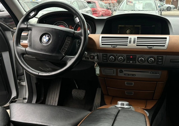 BMW Seria 7 cena 37999 przebieg: 205975, rok produkcji 2006 z Wadowice małe 562